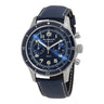 Pre-owned Blancpain Air Command Flyback Chronograph 42,5mm Titanium Automatic Blue Dial reference AC02-12B40-63B in Geneva - Certified pre-owned - Minty Watches