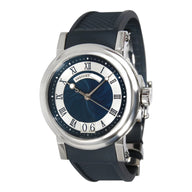  Pre-owned Breguet Marine II Grande Date Blue Dial 39mm Automatic reference 5817ST/Y2/5V8 in Geneva - Certified pre-owned - Minty Watches