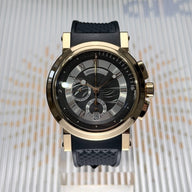 certified pre-owned Breguet Marine Chronograph 42mm Rose Gold reference 5827BR/Z2/9Z8 from 2008 in Geneva - Certified pre-owned - Minty Watches