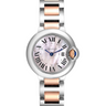 Pre-owned Cartier Ballon Bleu Steel & Rose Gold mother-of-pearl pink W6920034 in Geneva - Certified pre-owned - Minty Watches
