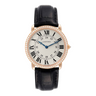 Pre-owned Cartier Ronde Louis LM 36mm Rose Gold Diamond reference WR000651  in Geneva - Certified pre-owned - Minty Watches