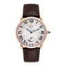  Pre-owned Cartier Rotonde Power Reserve Silver Dial 42mm Manual Wind Rose Gold ref W1556252 in Geneva - Certified pre-owned - Minty Watches