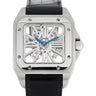 Pre-owned Cartier Santos 100 Skeleton XL 100th Anniversary reference W2020018 in Geneva - Certified pre-owned - Minty Watches