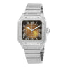  Pre-owned Cartier Santos de Cartier 35,1 mm Brown Gradient Dial Automatic reference WSSA0065 in Geneva - Certified pre-owned - Minty Watches