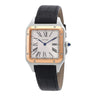 Pre-owned Cartier Santos-Dumont LM 43,5x31,4mm Silver Dial Quartz reference W2SA0037 in Geneva - Certified pre-owned - Minty Watches