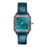 Pre-owned Cartier Santos-Dumont LM 43,5x31,4mm Lacquer Blue Dial Manual Wind ref WGSA0098 in Geneva - Certified pre-owned - Minty Watches