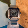 Pre-owned certified Cartier Santos XL Green reference WSSA0062 from 2024 in Geneva - Certified pre-owned - Minty Watches
