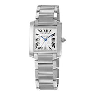  Pre-owned Tank Française LM 36mm Silver Dial Automatic reference W51002Q3 in Geneva - Certified pre-owned - Minty Watches