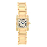 Pre-owned Cartier Tank Française SM Yellow Gold 18k reference WE1001R8 in Geneva - Certified pre-owned - Minty Watches