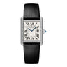Pre-owned Cartier Tank Must de Cartier 33,7x25,5mm Silver Dial Quartz Diamond Bezel reference W4TA0030  in Geneva - Certified pre-owned - Minty Watches