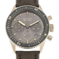 Pre-owned Blancpain Fifty Fathoms Bathyscaphe Chronograph Flyback 43mm ref 5200-1210-G52A in Geneva - Certified pre-owned - Minty Watches