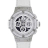  Pre-owned Hublot Big Bang Aero Bang All White Diamond Bezel ref 311.SE.2010.RW.1104.JSM12 in Geneva - Certified pre-owned - Minty Watches