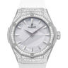 Pre-owned Hublot Classic Fusion Orlinski Titanium White Pavé reference 550.NS.2200.RW.1604.ORL20 in Geneva - Certified pre-owned - Minty Watches