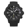 Pre-owned IWC Aquatimer Chronograph "Galapagos Islands" 44 mm Black Dial Automatic reference IW379502 in Geneva - Certified pre-owned - Minty Watches