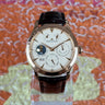 certified pre-owned Jaeger-LeCoultre Master Eight Days Perpetual reference Q1612420 from 2014 in Geneva - Certified pre-owned - Minty Watches