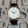Pre-owned certified Jaeger-LeCoultre Master Ultra Thin Date reference Q1232510 from 2021 in Geneva - Certified pre-owned - Minty Watches