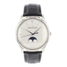 Pre-owned JaegerLeCoultre Master Ultra Thin Moon 39mm Silver Dial Automatic reference Q1368430 in Geneva - Certified pre-owned - Minty Watches
