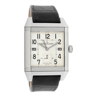 Pre-owned Jaeger-LeCoultre Reverso Squadra Hometime Silver Dial Automatic reference Q7008420 in Geneva - Certified pre-owned - Minty Watches