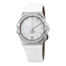 Pre-owned Omega Constellation 35 mm White Mother-of-Pearl Dial Automatic reference 123.18.35.20.55.001 in Geneva - Certified pre-owned - Minty Watches