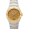 Pre-owned Omega Constellation 36 mm Steel & Gold Champagne Dial Automatic reference 131.20.36.20.58.001 in Geneva - Certified pre-owned - Minty Watches