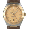 Pre-owned Omega Constellation 39 mm Steel & Gold Champagne Dial Automatic reference 131.23.39.20.08.001 in Geneva - Certified pre-owned - Minty Watches