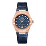 Pre-owned Omega Constellation 29mm 18k Sedna Gold reference 131.53.29.20.99.001 in Geneva - Certified pre-owned - Minty Watches