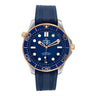 Pre-owned Omega Seamaster Diver 300M Steel & Rose Gold Blue Dial 42mm Automatic reference 210.22.42.20.03.002 in Geneva - Certified pre-owned - Minty Watches
