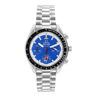 Pre-owned Omega Speedmaster Racing Schumacher Blue 39 mm reference 3510.80 in Geneva - Certified pre-owned - Minty Watches