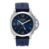 Pre-owned Panerai Luminor 1950 10 Days GMT 44 mm Blue Dial Automatic reference PAM00986 in Geneva - Certified pre-owned - Minty Watches