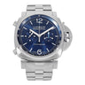 Pre-owned Panerai Luminor Chronograph 44mm Blue Dial reference PAM01110 in Geneva - Certified pre-owned - Minty Watches