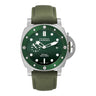 Pre-owned Panerai Submersible QuarantaQuattro Verde Smeraldo 44mm eSteel reference PAM01287 in Geneva - Certified pre-owned - Minty Watches