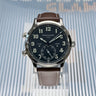 certified pre-owned Patek Philippe Calatrava Pilot Travel Time 42mm Blue reference 5524G-001 from 2024 in Geneva - Certified pre-owned - Minty Watches