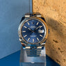 Pre-owned certified Rolex Datejust Blue 41mm reference 126334 from 2025 in Geneva - Certified pre-owned - Minty Watches