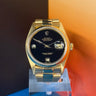 Pre-owned certified Rolex Datejust Onyx reference 16018 from 1979 in Geneva - Certified pre-owned - Minty Watches