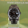 certified pre-owned Rolex Datejust black dial "Roulette" 36mm on jubilee reference 116234 from 2011 in Geneva - Certified pre-owned - Minty Watches