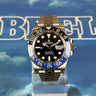 Pre-owned certified Rolex GMT-Master II "Batgirl" reference 126710BLNR from 2025 in Geneva - Certified pre-owned - Minty Watches