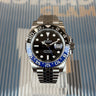 certified pre-owned Rolex GMT-Master II "Batgirl" reference 126710BLNR with jubilee bracelet from 2025 in Geneva - Certified pre-owned - Minty Watches