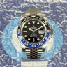 certified pre-owned Rolex GMT-Master II "Batgirl" reference 126710BLNR with jubilee bracelet from 2021 in Geneva - Certified pre-owned - Minty Watches