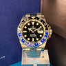 Pre-owned certified Rolex GMT-Master II "Batgirl" reference 126710BLNR from 2024 in Geneva - Certified pre-owned - Minty Watches