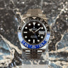 certified pre-owned Rolex GMT-Master II "Batgirl" reference 126710BLNR with jubilee bracelet from 2023 in Geneva - Certified pre-owned - Minty Watches