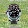 certified pre-owned Rolex GMT-Master II "Sprite" with jubilee bracelet ref 126720VTNR from 2024 in Geneva - Certified pre-owned - Minty Watches