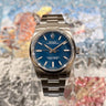 certified pre-owned Rolex Oyster Perpetual 34mm "Med Blue" reference 124200 from 2025 in Geneva - Certified pre-owned - Minty Watches