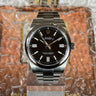certified pre-owned Rolex Oyster Perpetual 41mm black dial reference 124300 from 2022 in Geneva - Certified pre-owned - Minty Watches