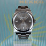 certified pre-owned Rolex Oyster Perpetual grey dial 39mm reference 114300 from 2017 in Geneva - Certified pre-owned - Minty Watches