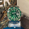 Pre-owned certified Rolex Submariner "Hulk" reference 116610LV from 2017 in Geneva - Certified pre-owned - Minty Watches