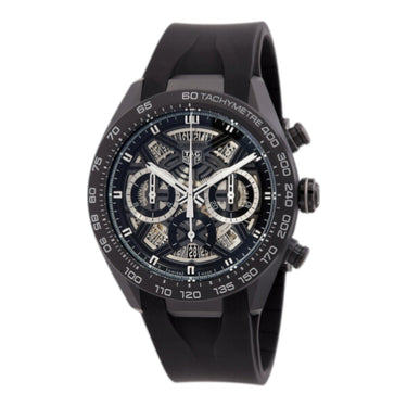 Pre-owned TAG Heuer Carrera Chronograph Extreme Sport 44mm Skeleton Dial Automatic reference CBU2080.FT6272 in Geneva - Certified pre-owned - Minty Watches