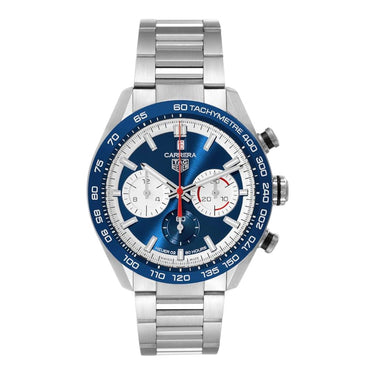 Pre-owned TAG Heuer Carrera Sport 160th Anniversary Limited Edition 44mm Blue Dial reference CBN2A1E.BA0643 in Geneva - Certified pre-owned - Minty Watches